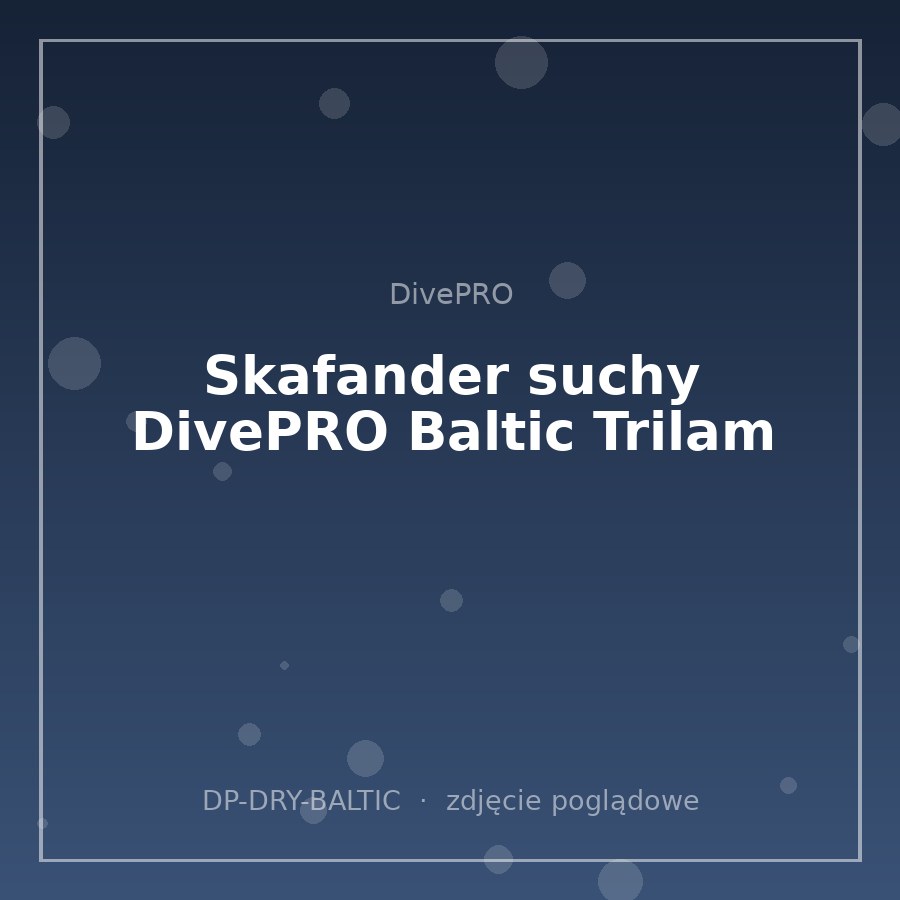 Skafander suchy DivePRO Baltic Trilam