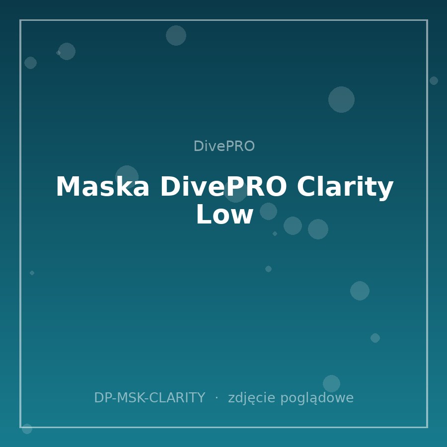 Maska DivePRO Clarity Low