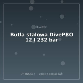 Butla stalowa DivePRO 12 l 232 bar